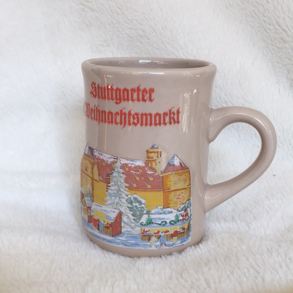 $14 or 3/$30! Stuttgart Weihnachtsmarkt mug cup German Christmas night market - Picture 1 of 8